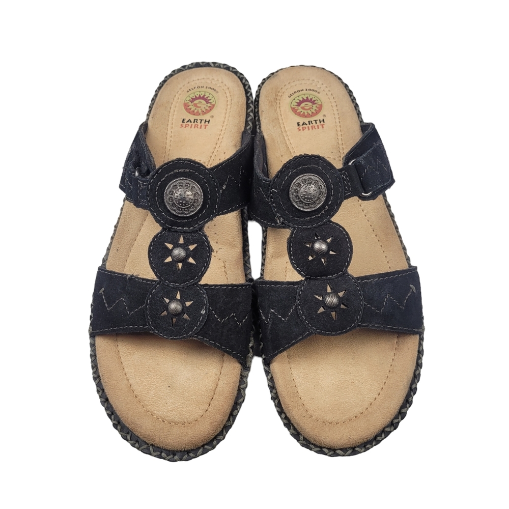 Earth Spirit Women's Black Sandals Size 11